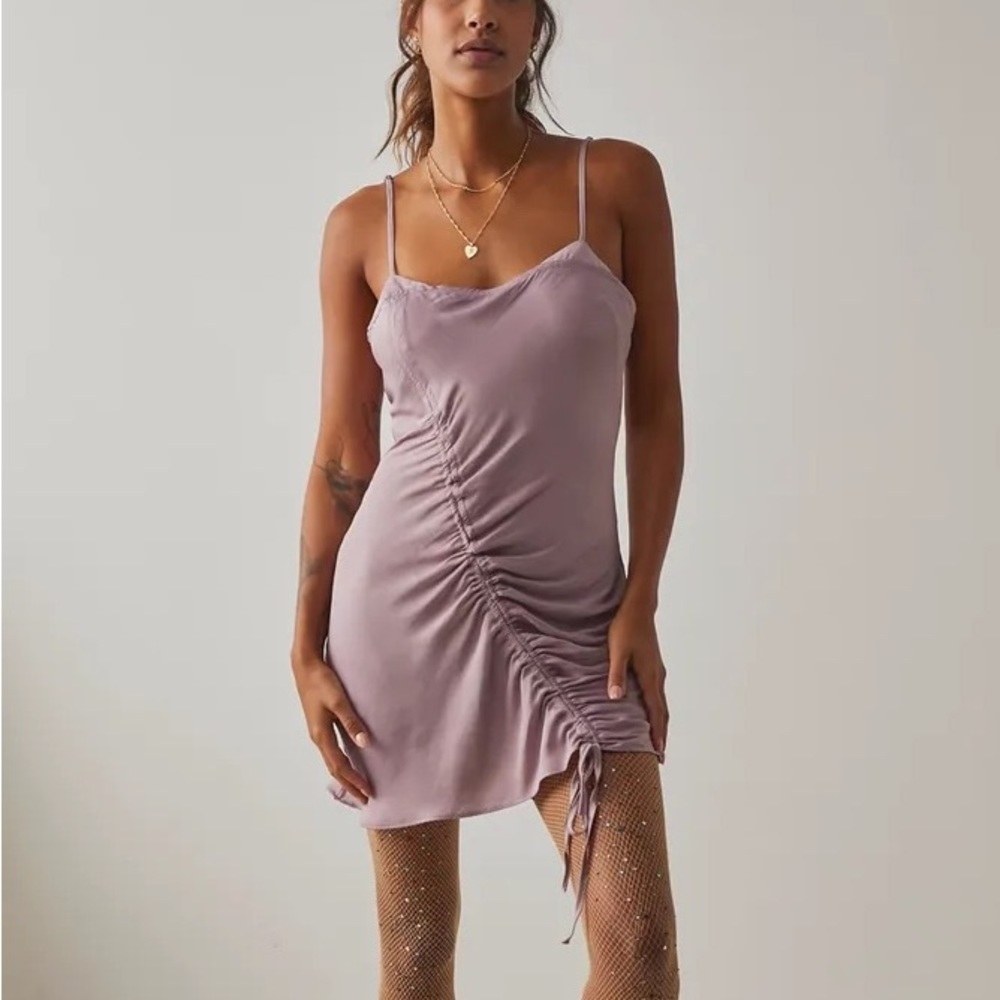 (A8) NEW Free People Be My Mini Slip in Color: Deauville Mauve, Size S, NWOT